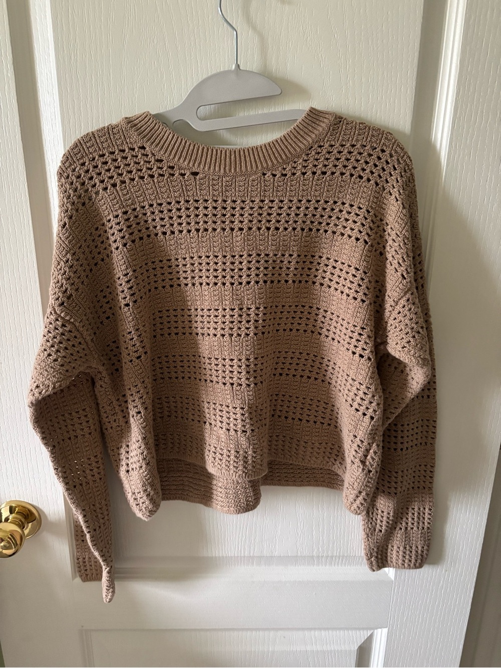 Dynamite Women’s Open-Weave Pullover Sweater